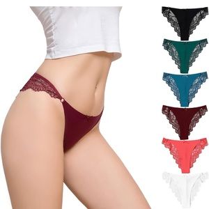 Solavia 6 Pack of Sexy Lace Panties for Women